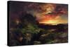 An Arizona Sunset Near the Grand Canyon, 1898-Thomas Moran-Stretched Canvas