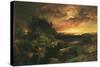 An Arizona Sunset near the Grand Canyon, 1898-Thomas Moran-Stretched Canvas