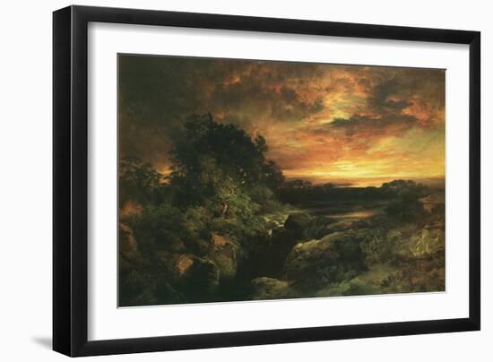 An Arizona Sunset near the Grand Canyon, 1898-Thomas Moran-Framed Art Print