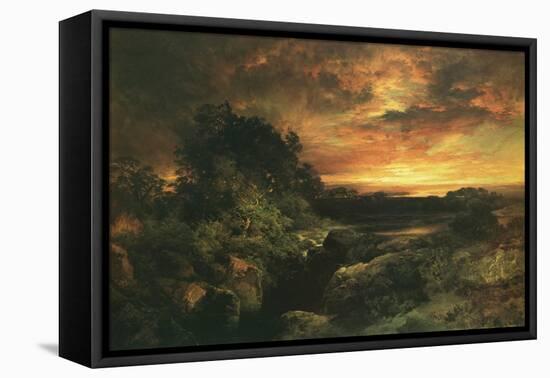 An Arizona Sunset near the Grand Canyon, 1898-Thomas Moran-Framed Stretched Canvas