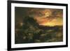 An Arizona Sunset near the Grand Canyon, 1898-Thomas Moran-Framed Premium Giclee Print