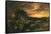 An Arizona Sunset near the Grand Canyon, 1898-Thomas Moran-Framed Stretched Canvas