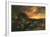 An Arizona Sunset near the Grand Canyon, 1898-Thomas Moran-Framed Art Print