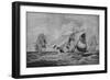 'An Armed Merchant Ship Capture', c1813-William John Huggins-Framed Giclee Print