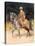 An Armed Warrior Mounted on a Turkoman Horse: Harness Etc, a Folio from Oriental Arms and Armour,…-null-Stretched Canvas