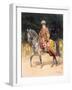 An Armed Warrior Mounted on a Turkoman Horse: Harness Etc, a Folio from Oriental Arms and Armour,…-null-Framed Giclee Print