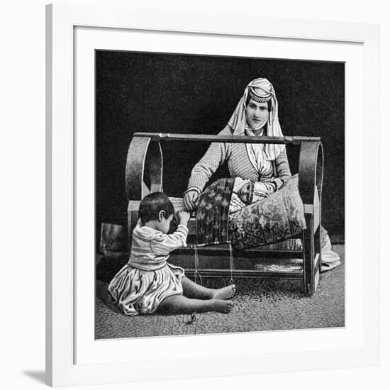 An Armenian Mother and Her Children, 1922-W Llewellyn Williams-Framed Giclee Print