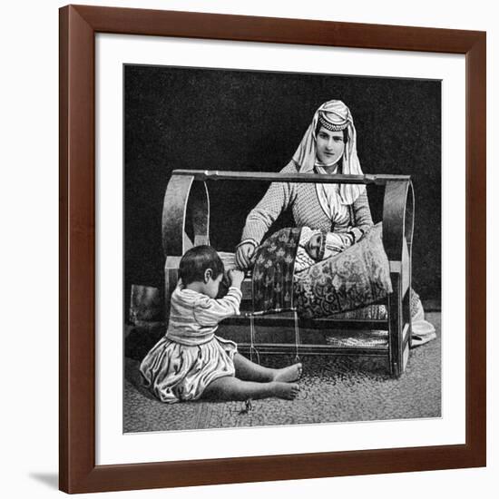 An Armenian Mother and Her Children, 1922-W Llewellyn Williams-Framed Giclee Print