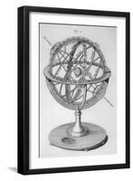 An Armillary Sphere-Benard-Framed Art Print