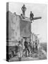 An Armoured Train Battery, 1918-null-Stretched Canvas