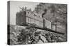 An Armoured Train in Reconnaissance Action Near Kimberley, South Africa During the Second Boer War-Louis Creswicke-Stretched Canvas