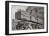 An Armoured Train in Reconnaissance Action Near Kimberley, South Africa During the Second Boer War-Louis Creswicke-Framed Giclee Print