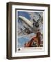 An Armstrong Whitworth "Ensign" of Imperial Airways Takes Off-null-Framed Photographic Print