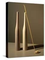 An Arrangement of Vases and Pasta-Patrice de Villiers-Stretched Canvas