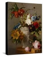 An Arrangement with Flowers, 19th Century-Georgius Jacobus Johannes van Os-Stretched Canvas