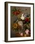 An Arrangement with Flowers, 19th Century-Georgius Jacobus Johannes van Os-Framed Giclee Print