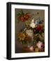 An Arrangement with Flowers, 19th Century-Georgius Jacobus Johannes van Os-Framed Giclee Print