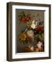 An Arrangement with Flowers, 19th Century-Georgius Jacobus Johannes van Os-Framed Giclee Print