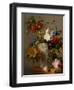 An Arrangement with Flowers, 19th Century-Georgius Jacobus Johannes van Os-Framed Giclee Print