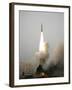 An Arrow Anti-ballistic Missile Interceptor Is Launched from Its Mobile Platform-Stocktrek Images-Framed Photographic Print