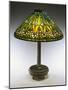 An Arrowroot Leaded Glass and Bronze Table Lamp-Guiseppe Barovier-Mounted Giclee Print