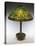 An Arrowroot Leaded Glass and Bronze Table Lamp-Guiseppe Barovier-Stretched Canvas