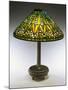 An Arrowroot Leaded Glass and Bronze Table Lamp-Guiseppe Barovier-Mounted Giclee Print