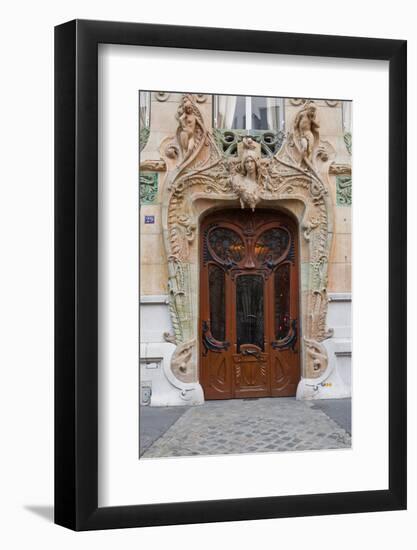 An Art Nouveau Doorway in Central Paris, France, Europe-Julian Elliott-Framed Photographic Print