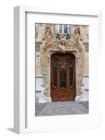 An Art Nouveau Doorway in Central Paris, France, Europe-Julian Elliott-Framed Photographic Print