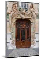 An Art Nouveau Doorway in Central Paris, France, Europe-Julian Elliott-Mounted Photographic Print