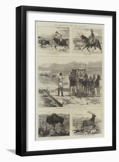An Artist in the Far West, II-Alfred Chantrey Corbould-Framed Premium Giclee Print