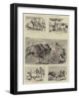 An Artist in the Far West, Part III-null-Framed Giclee Print