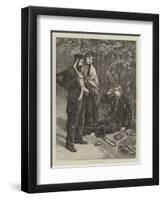 An Artist of the Pavement-Walter Duncan-Framed Giclee Print