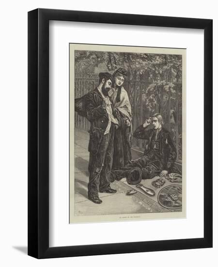 An Artist of the Pavement-Walter Duncan-Framed Giclee Print