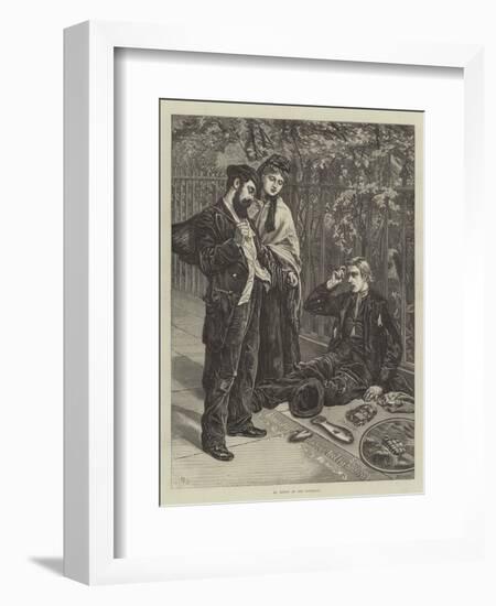 An Artist of the Pavement-Walter Duncan-Framed Giclee Print