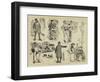 An Artist's Character Sketches in Berlin, II-Charles Stanley Reinhart-Framed Giclee Print