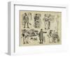 An Artist's Character Sketches in Berlin, II-Charles Stanley Reinhart-Framed Giclee Print