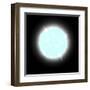 An Artist's Depiction of a Blue Dwarf Star-null-Framed Art Print