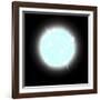 An Artist's Depiction of a Blue Dwarf Star-null-Framed Art Print