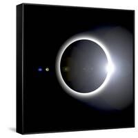 An Artist's Depiction of a Solar Eclipse-null-Framed Stretched Canvas