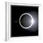 An Artist's Depiction of a Solar Eclipse-null-Framed Art Print