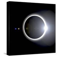 An Artist's Depiction of a Solar Eclipse-null-Stretched Canvas