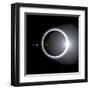 An Artist's Depiction of a Solar Eclipse-null-Framed Art Print