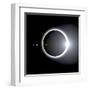 An Artist's Depiction of a Solar Eclipse-null-Framed Art Print