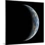 An Artist's Depiction of an Earth-Like Planet Alone in Space-null-Mounted Art Print