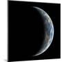 An Artist's Depiction of an Earth-Like Planet Alone in Space-null-Mounted Art Print