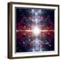 An Artist's Depiction of the Big Bang That Created Space and Time-null-Framed Art Print