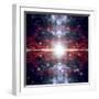 An Artist's Depiction of the Big Bang That Created Space and Time-null-Framed Art Print