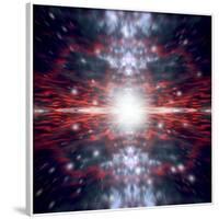 An Artist's Depiction of the Big Bang That Created Space and Time-null-Framed Art Print