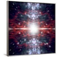 An Artist's Depiction of the Big Bang That Created Space and Time-null-Framed Art Print